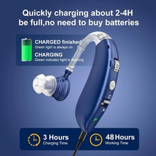 2025 New Cheap Rechargeable Hearing Aid Mini Device Ear Amplifier Digital Hearin