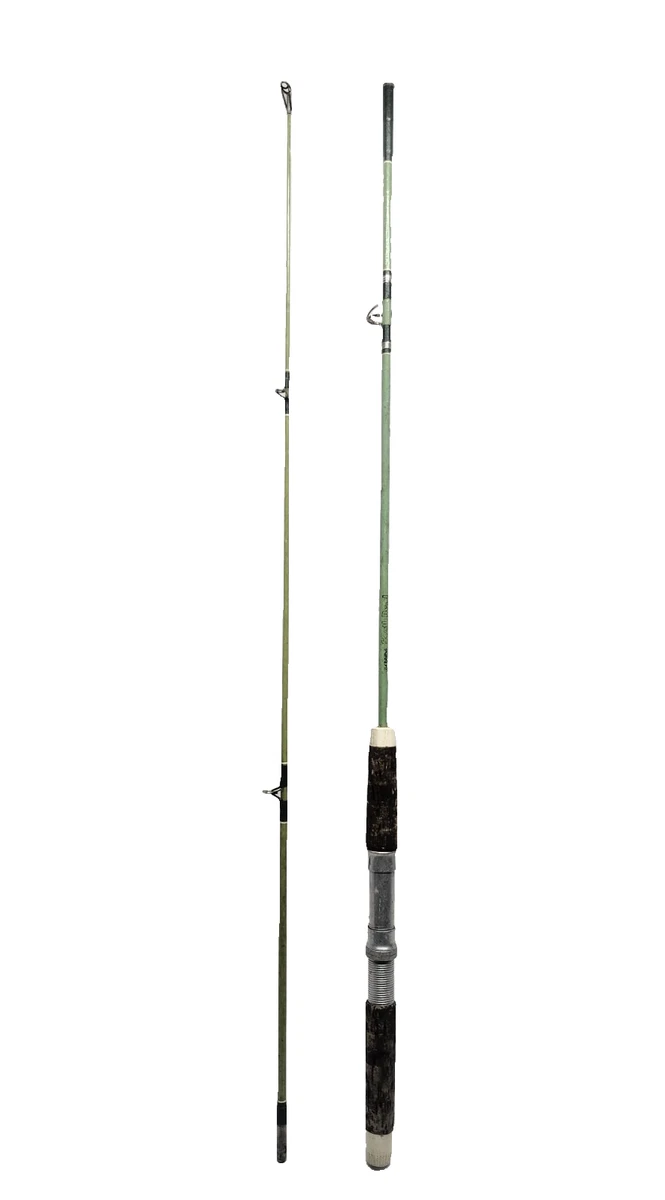 antiquepenguin fishing pole VINTAGE PENGUIN 6 FOOT 40 TO 100 POUND RATED TROLLING ROD ((o)) L@@K ((o))