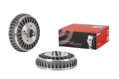 2x BREMBO Bremstrommel ESSENTIAL LINE - With Bearing Kit 14.E312.50 für RENAULT