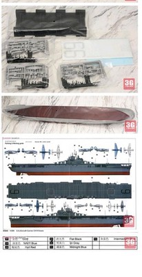 Trumpeter 05602 1/350 Scale U.S. Aircraft Carrier CV-9 Essex model