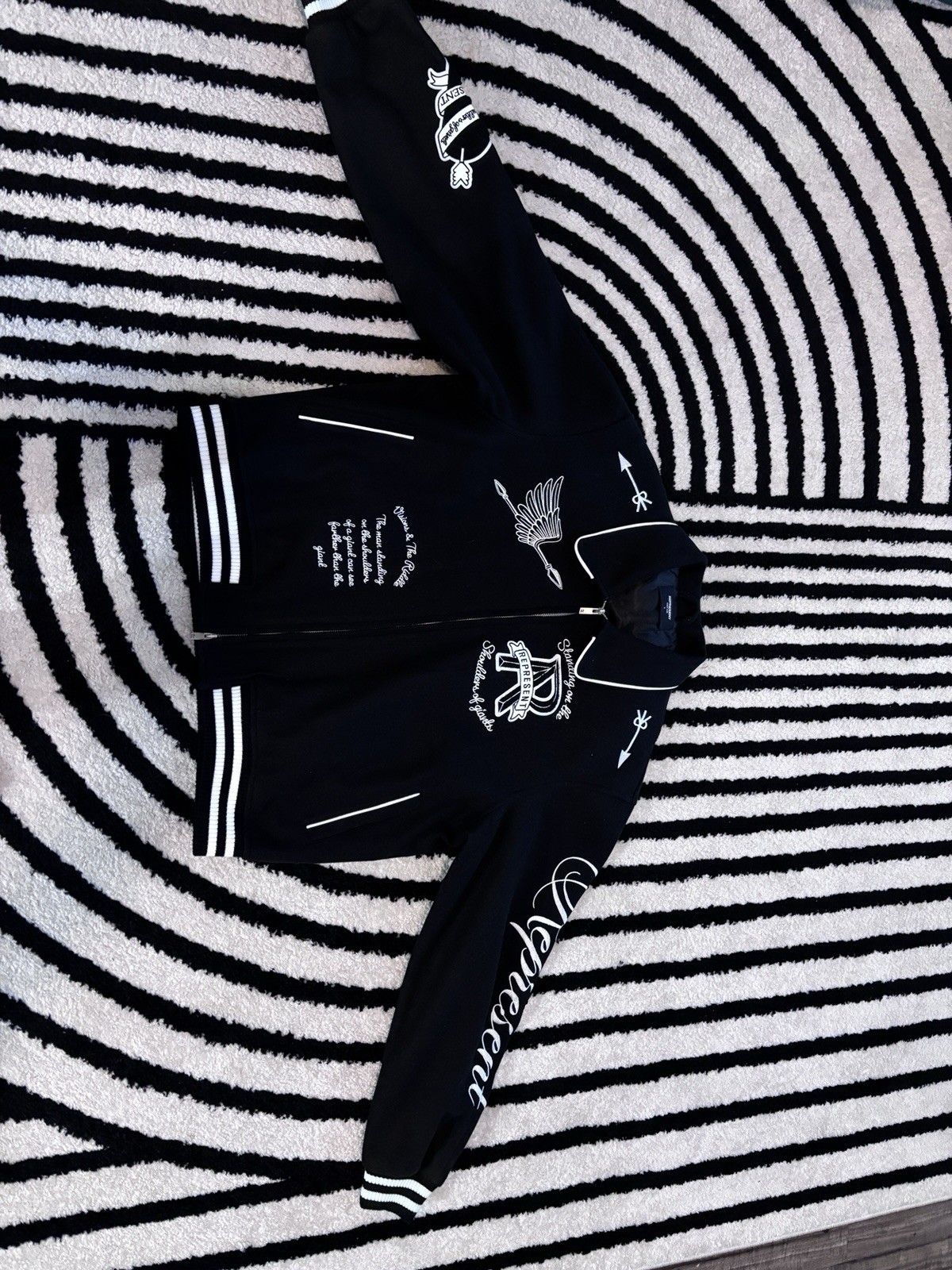 Authentic Represent Varsity Jacket Size Medium - image 2