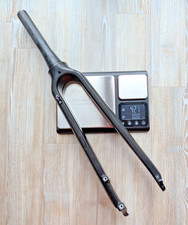 Full carbon QR / post-mount disc gravel fork 1-1/8"-1.5" tapered steerer