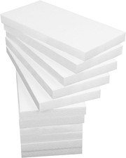 15Pcs Styrofoam Blocks for Porject 30 X 15 X 2.5Cm Polystyrene Craft Foam Blocks