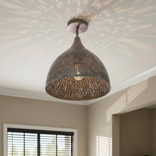 Crystorama JAS-A5010-FB_CEILING Jasmine Semi-Flush Mount Forged Bronze - Picture 6 of 7