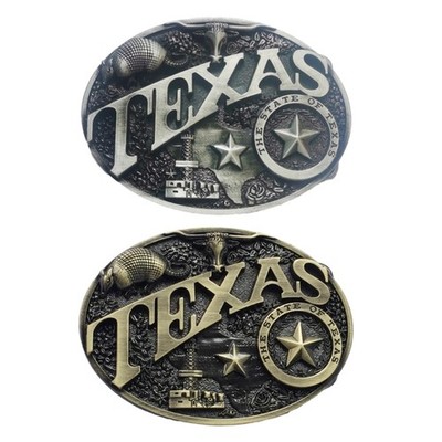Vintage Oval Shape Relief Belt Buckle Metal Teen Belt Buckle Replacement Supply
