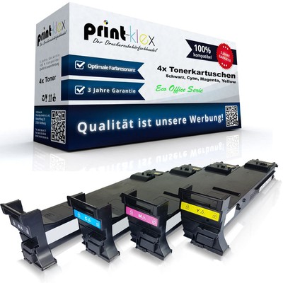 4x Toner für Konica Minolta Magicolor-4690-MF Black Cyan Magenta Yellow