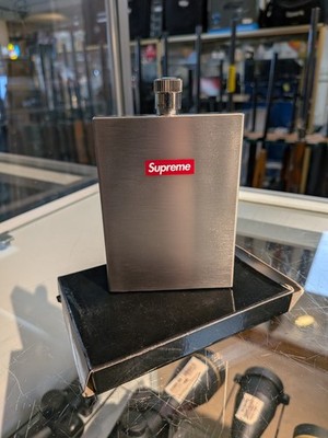 FW13 Supreme Stainless Steel Flask 3 oz Brand New 2013
