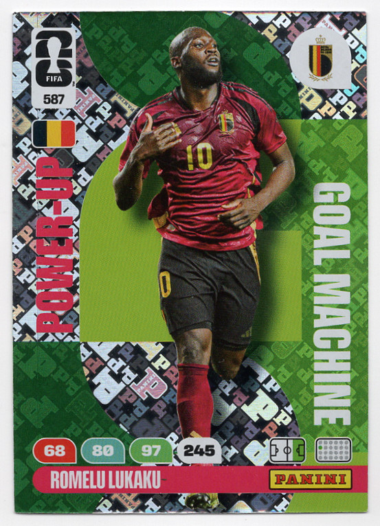#587. Romelu Lukaku (Belgium) Panini Adrenalyn XL FIFA World Cup 2026