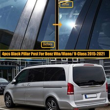 304 Stainless Steel Chrome Car Window Frame trim 8 pcs for Mercedes Benz V250 V260 V220 vito 2015 2016 2017 Car Accessories - 34