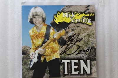 Nick Sterling Ten CD Signed Autographed