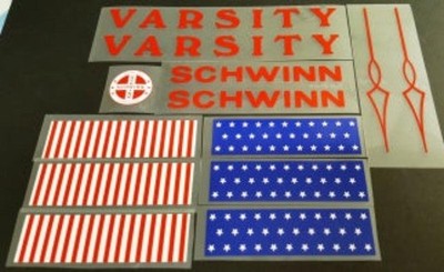 Schwinn Varsity Aufkleber Set