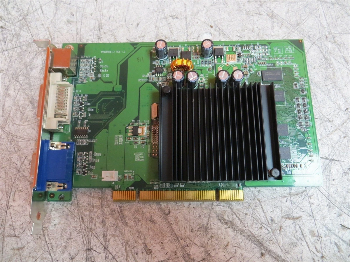 Placa De Video Xfx Nvidia Geforce 6200 Le 128mb Gddr2 64bit | MercadoLivre