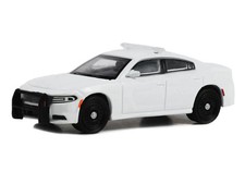 2022 Dodge Charger - White w/ Lights 1:64 Scale Diecast Model - Greenlight 43002