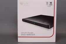 LG - 8x External USB 2.0 Double-Layer DVD±RW/±R/-RAM/CD-RW Drive - Black