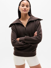 Ottoman Rib 1/4 Zip Sweatshirt 769545 On Sale
