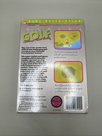 Bandai Golf Challenge Pebble Beach Nintendo NES Game Tested No Manual