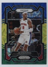 2023-24 Panini Prizm Choice Blue Yellow & Green Prizm Jalen Duren #210 14t3