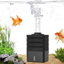 Aquarium Bio Sponge Filter, Super-Quiet Submersible Fish Tank Foam Filter with 1