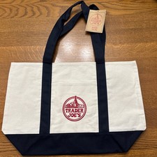 NWT Trader Joe  s Reusable Tote Bag Limited Edition New Navy