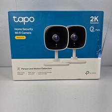 TP-Link Tapo C110P2 2K Home Security Wi-Fi Camera 2-Pack White C110