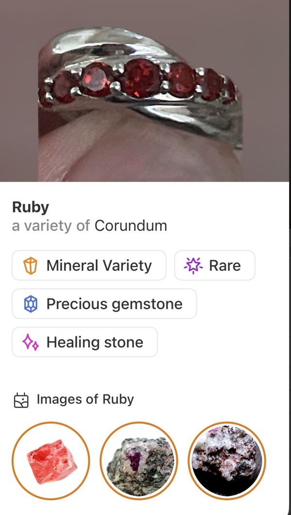 Silver Ruby Huggie Earrings Round Red Gemstone Pr… - image 4