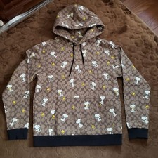 COACH x SNOOPY Unisex Hoodie Collaboration New Washed Condition