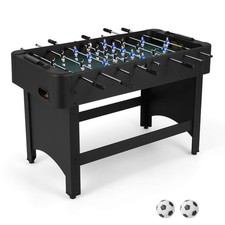 47  Competition Full Size Soccer Game Table w/22 Players, 2 Balls, Slide Scorers