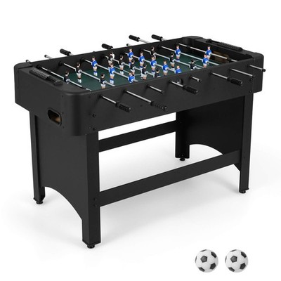 47  Competition Full Size Soccer Game Table w/22 Players, 2 Balls, Slide Scorers