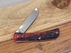 2018 CASE XX (#6137 SS) AMAZING CRIMSON BONE "SOD BUTSER JR" POCKET KNIFE- MIB — photo 3