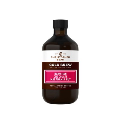 Christopher Bean Hawaiian Chocolate Macadamia Nut Cold Brew Coffee Bottle