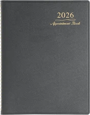 2026 Weekly Appointment Book - 2026, Jan 2026 - new, Grey 