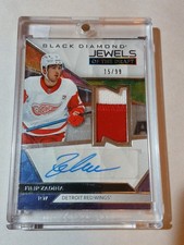 2019-20 Upper Deck Black Diamond - Jewels of the Draft Filip Zadina 15/99 Auto