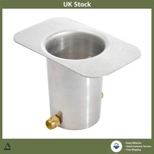 Mill Finish Aluminum Rain Chain Gutter Adapter Reducer Kit 5x3.5x3in