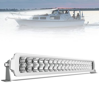  22 Inch LED Light bar, IP68&IP69K Waterproof Led Boat Light, White 20 inch