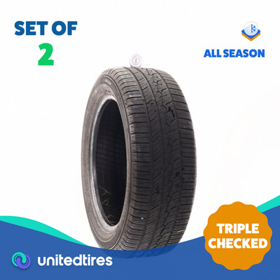 Set of (2) Used 225/55R18 Sumitomo HTR A/S P03 98V - 7/32