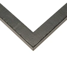 26x18 Frame Black Real Wood Picture Frame Width 1.25 inches | Interior Frame Dep