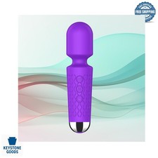 Portable Waterproof Handheld Back Massager with 20 Modes 8 Speeds