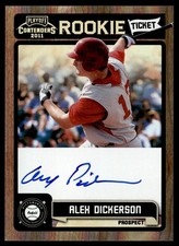 2011 Playoff Contenders Ticket Alex Dickerson Rookie Auto Pittsburgh Pirates