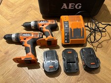 AEG Drills, Case And Charger