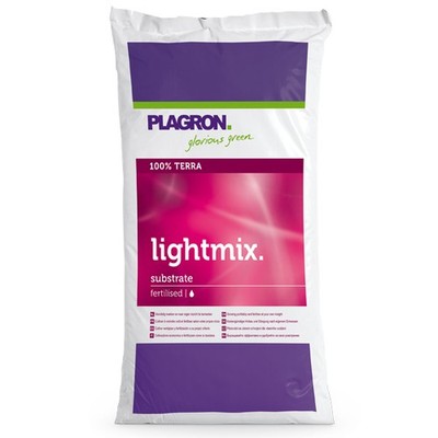 Plagron Light Mix 50L Erde Substrat Pflanzerde Anzucht Pflanzenzucht Soil Perlit