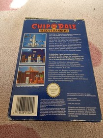 Disney's Chip'N Dale Rescue Rangers Nintendo NES CIB Complete in box