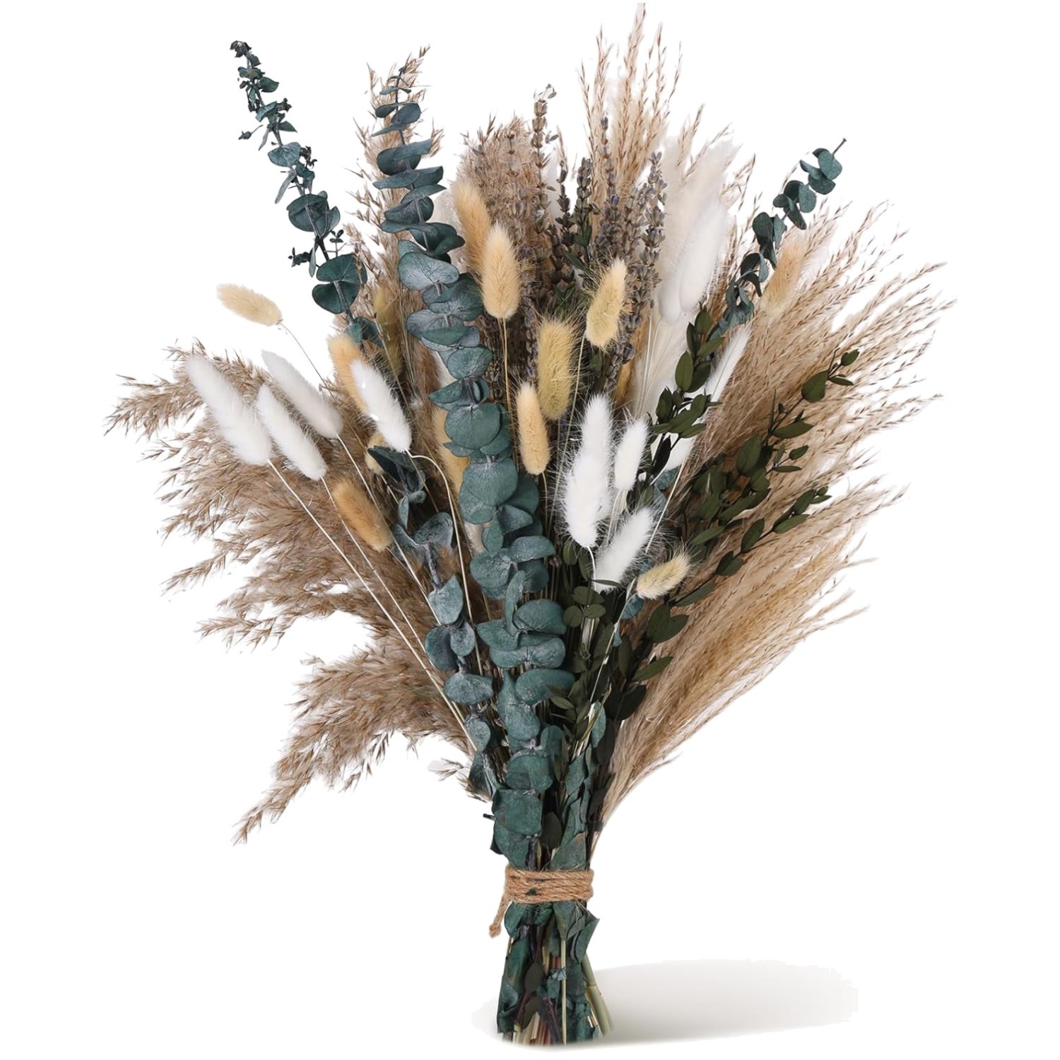 Beige Pampasgras Deko – 77 Handverlesene Trockenblumen für Hochzeiten und mehr