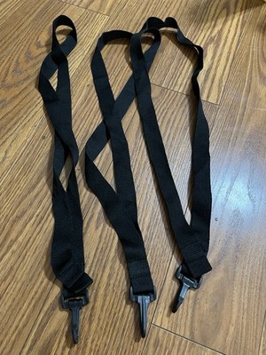 3 Generic Black Lanyard. SOFT