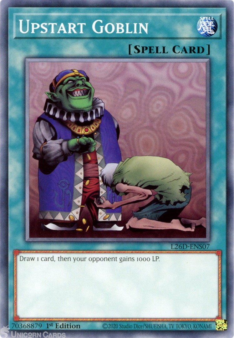 L26D-ENS07 Upstart Goblin : Common 1st Edition Mint YuGiOh Card