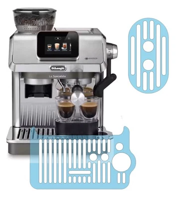 SCHUTZFOLIEN-LOEW Schutzfolie für DeLonghi La Specialista Touch EC9455.M Tassenablage /Tropfblech