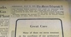 JULY 15, 1959 NEWSPAPER PAGE #2463- RICHARD PALMER, PALMER'S TIRE CO, MACON GA — photo 4