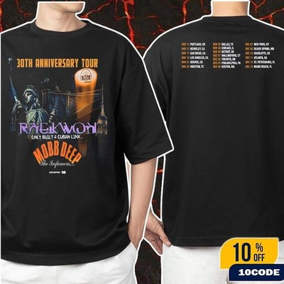 Wu-Tang Clan Raekwon Mobb Deep North American Tour 2025 Dates Tee