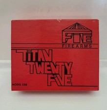 Fie Firearms Titan Twenty Five .25acp Model E28b Pistol Box Excellent Condition