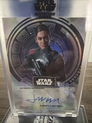 2022 Topps Star Wars Signature Series Foil Auto Janina Gavankar As Iden Versio