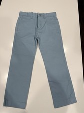 Crewcuts Boys Chino Pants Light Blue Stretch Adjustable Waist Size 5